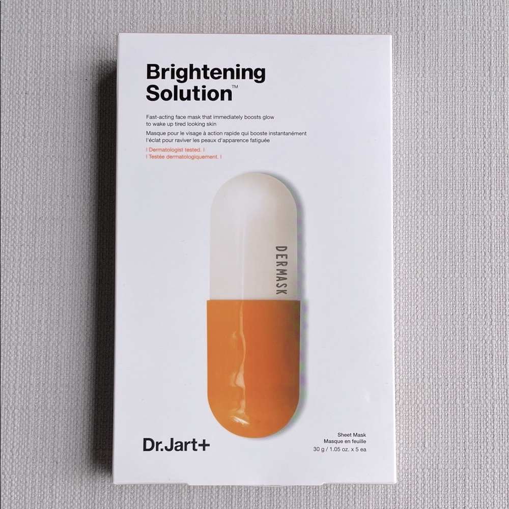 Dr. Jart+ Brightening Solution Sheet Mask - pack of 5